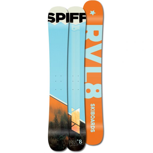 Rvl8 Cambered/Rockered Spliff 109cm Skiboards 2021